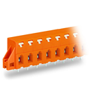 PCB terminal block; push-button; 2.5 mm²; Pin spacing 7.62 mm; 10-pole; CAGE CLAMP®; clamping collar; 2,50 mm²; orange