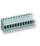 PCB terminal block; 2.5 mm²; Pin spacing 5 mm; 24-pole; CAGE CLAMP®; 2,50 mm²; gray