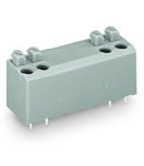 PCB terminal block; push-button; 1.5 mm²; Pin spacing 5 mm; 7-pole; PUSH WIRE®; 1,50 mm²; gray