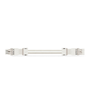 pre-assembled interconnecting cable; Eca; Socket/plug; 4-pole; Cod. A; H05Z1Z1-F 4G 1.5 mm²; 7 m; 1,50 mm²; white