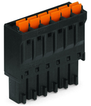 1-conductor female plug; push-button; 1.5 mm²; Pin spacing 3.5 mm; 14-pole; 1,50 mm²; black