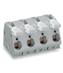 PCB terminal block; lever; 16 mm²; Pin spacing 15 mm; 3-pole; CAGE CLAMP®; 16,00 mm²; red