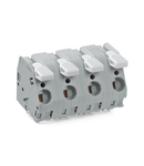 PCB terminal block; lever; 6 mm²; Pin spacing 12.5 mm; 9-pole; CAGE CLAMP®; 6,00 mm²; gray