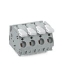 PCB terminal block; lever; 6 mm²; Pin spacing 10 mm; 12-pole; CAGE CLAMP®; commoning option; 6,00 mm²; gray
