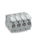 PCB terminal block; lever; 6 mm²; Pin spacing 10 mm; 11-pole; CAGE CLAMP®; commoning option; 6,00 mm²; gray