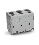 PCB terminal block; 16 mm²; Pin spacing 15 mm; 8-pole; Push-in CAGE CLAMP®; 16,00 mm²; gray
