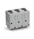 PCB terminal block; 16 mm²; Pin spacing 15 mm; 7-pole; Push-in CAGE CLAMP®; 16,00 mm²; gray