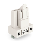 Socket for PCBs; straight; 4-pole; Cod. A