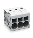 PCB terminal block; 6 mm²; Pin spacing 7.5 mm; 10-pole; Push-in CAGE CLAMP®; 6,00 mm²; gray