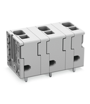 PCB terminal block; 4 mm²; Pin spacing 11.5 mm; 11-pole; Push-in CAGE CLAMP®; 4,00 mm²; gray