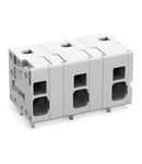 PCB terminal block; 4 mm²; Pin spacing 11.5 mm; 3-pole; Push-in CAGE CLAMP®; 4,00 mm²; gray