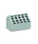 2-conductor PCB terminal block; 1.5 mm²; Pin spacing 5 mm; 11-pole; Push-in CAGE CLAMP®; 1,50 mm²; gray