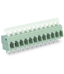 PCB terminal block; push-button; 2.5 mm²; Pin spacing 5/5.08 mm; 48-pole; suitable for Ex-e applications; CAGE CLAMP®; commoning option; 2,50 mm²; light gray