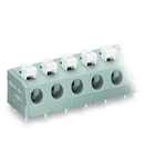 PCB terminal block; push-button; 2.5 mm²; Pin spacing 7.5 mm; 11-pole; Push-in CAGE CLAMP®; 2,50 mm²; gray