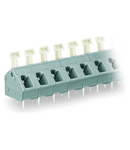 PCB terminal block; push-button; 2.5 mm²; Pin spacing 7.5/7.62 mm; 24-pole; suitable for Ex-e applications; CAGE CLAMP®; commoning option; 2,50 mm²; light gray