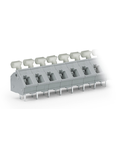 PCB terminal block; push-button; 2.5 mm²; Pin spacing 7.5/7.62 mm; 6-pole; CAGE CLAMP®; commoning option; 2,50 mm²; gray