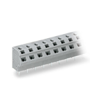 2-conductor PCB terminal block; 0.75 mm²; Pin spacing 7.5/7.62 mm; 24-pole; PUSH WIRE®; 0,75 mm²; gray