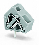 Stackable PCB terminal block; 2.5 mm²; Pin spacing 7.5/7.62 mm; 1-pole; CAGE CLAMP®; commoning option; 2,50 mm²; light gray