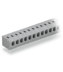 PCB terminal block; 2.5 mm²; Pin spacing 5/5.08 mm; 9-pole; PUSH WIRE®; 2,50 mm²; gray