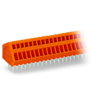PCB terminal block; 0.5 mm²; Pin spacing 2.54 mm; 36-pole; CAGE CLAMP®; 0,50 mm²; orange