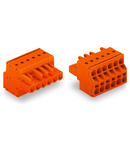2-conductor female connector; 2.5 mm²; Pin spacing 5.08 mm; 14-pole; 2,50 mm²; orange