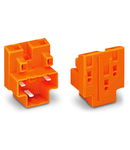 Male connector; 3-pole; orange