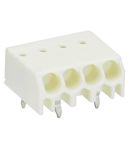 PCB terminal block; 1.5 mm²; Pin spacing 3.5 mm; 7-pole; PUSH WIRE®; 1,50 mm²; white