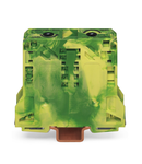 2-conductor ground terminal block; 50 mm²; lateral marker slots; only for DIN 35 x 15 rail; 2.3 mm thick; copper; POWER CAGE CLAMP; 50,00 mm²; green-yellow