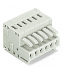 1-conductor female plug; 100% protected against mismating; 1.5 mm²; Pin spacing 3.5 mm; 3-pole; 1,50 mm²; light gray