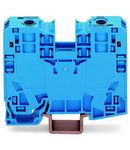 2-conductor through terminal block; 35 mm²; lateral marker slots; only for DIN 35 x 15 rail; POWER CAGE CLAMP; 35,00 mm²; blue