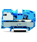 1-conductor N-disconnect terminal block; 16 mm²; Push-in CAGE CLAMP®; 16,00 mm²; blue