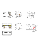 PCB terminal block; 1.5 mm²; Pin spacing 3.5 mm; 3-pole; PUSH WIRE®; 1,50 mm²; white