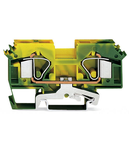 2-conductor ground terminal block; 16 mm²; lateral marker slots; for DIN-rail 35 x 15 and 35 x 7.5; CAGE CLAMP®; 16,00 mm²; green-yellow