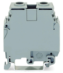 Screw-type through terminal block; 35 mm²; for DIN-rail 35 x 15 and 35 x 7.5; 35,00 mm²; gray