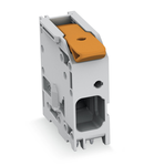 PCB terminal block; lever; 16 mm²; Pin spacing 10 mm; 1-pole; Push-in CAGE CLAMP®; 16,00 mm²; gray