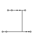 3-conductor, double-deck terminal block; 6-conductor through terminal block; N; suitable for Ex i applications; internal commoning; conductor entry with violet marking; for DIN-rail 35 x 15 and 35 x 7.5; 2.5 mm²; CAGE CLAMP®; 2,50 mm²; blue