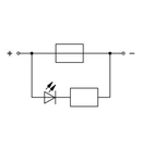 2-conductor fuse terminal block; for automotive blade-style fuses; with test option; with blown fuse indication by LED; 12 V; for DIN-rail 35 x 15 and 35 x 7.5; 6 mm²; Push-in CAGE CLAMP®; 6,00 mm²; gray