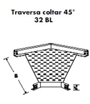 TRAVERSA COLTAR 45GR PENTRU PAT METALIC 500 MM