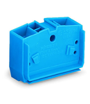 4-conductor center terminal block; suitable for Ex i applications; without push-buttons; 2.5 mm²; CAGE CLAMP®; 2,50 mm²; blue