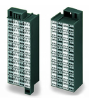 Matrix patchboard; 32-pole; Marking 1-32; Colors of modules: gray/white; Module marking, side 1 and 2 vertical; 1,50 mm²; dark gray