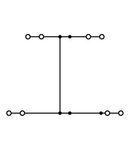 4-conductor double deck terminal block; 8-conductor through terminal block; N; without marker carrier; suitable for Ex i applications; internal commoning; conductor entry with violet marking; for DIN-rail 35 x 15 and 35 x 7.5; 2.5 mm²; Push-in CAGE CLAMP®