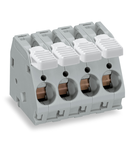 PCB terminal block; lever; 16 mm²; Pin spacing 10 mm; 3-pole; CAGE CLAMP®; 16,00 mm²; gray