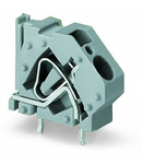 Stackable PCB terminal block; 6 mm²; Pin spacing 10 mm; 1-pole; CAGE CLAMP®; commoning option; 6,00 mm²; light green