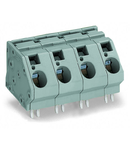PCB terminal block; 16 mm²; Pin spacing 15 mm; 7-pole; CAGE CLAMP®; commoning option; 16,00 mm²; gray