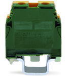 2-conductor ground terminal block; 35 mm²; with contact to DIN rail; only for DIN 35 x 15 rail; copper; SCREW CLAMP CONNECTION; 35,00 mm²; green-yellow