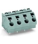 PCB terminal block; 6 mm²; Pin spacing 12.5 mm; 10-pole; CAGE CLAMP®; commoning option; 6,00 mm²; gray
