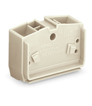 4-conductor center terminal block; suitable for Ex e II applications; without push-buttons; 2.5 mm²; CAGE CLAMP®; 2,50 mm²; light gray