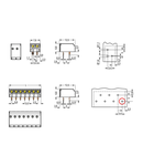 PCB terminal block; 1.5 mm²; Pin spacing 3.5 mm; 10-pole; PUSH WIRE®; 1,50 mm²; white