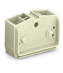 4-conductor center terminal block; suitable for Ex e II applications; without push-buttons; 2.5 mm²; CAGE CLAMP®; 2,50 mm²; light gray