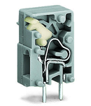 Stackable PCB terminal block; push-button; 2.5 mm²; Pin spacing 7.5 mm; 1-pole; CAGE CLAMP®; 2,50 mm²; gray